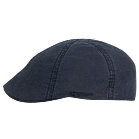 Stetson Flat Cap Texas Cotton - Navy