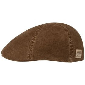 Stetson Texas Soft Cotton Flat Cap - Beige