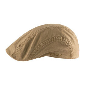 Stetson Madison Delave Flat Cap - Beige