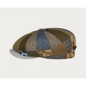 Stetson Patchwork Barista Flat Cap Lipalla **KOKO L**