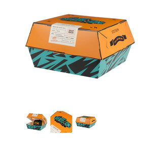 Stetson lahjapakkaus lippikselle "burger -rasia"