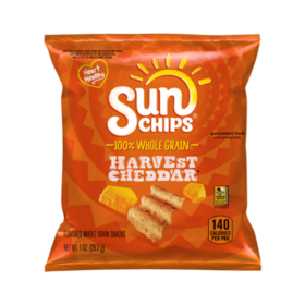 Sun Chips Harvest Cheddar sipsipussi, 28,3g