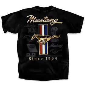 T-paita Ford Mustang Golden Tribar **koko S**
