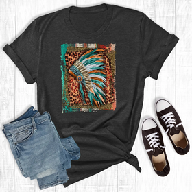 T-paita Leopard Feather Headdress