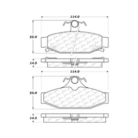 Takajarrupalat Chevrolet Corvette 1984-1987