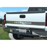 Takalaidan Silverado logo ruostumatonta terästä