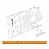 Takalasin kaasujousi vasen Cadillac Escalade 2006