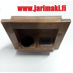 Tammi mukiteline/tuhkakuppi upotettava käytetty 