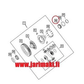 Tasauspyörästönlaakeri Mopar T355 