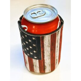 Tölkkisuoja / juomacooleri USA-lippu antique