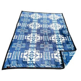 Iso torkkupeitto Aztec siniharmaa 152 x 203 cm