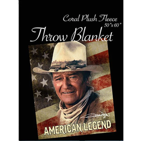 Torkkupeitto John Wayne - American Legend 127 x 152 cm