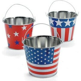 USA-lippu mini ämpäri