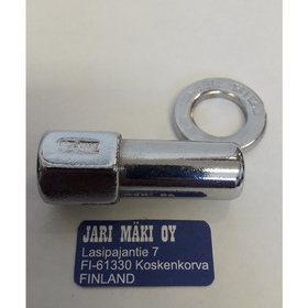 Alumiinivanne holkkimutteri kromattu 7/16-20 Cragar SST Mag avonainen 