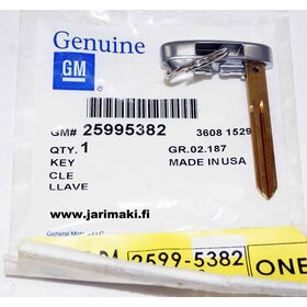 Vara-avain kaukosäätimeen (E-Key) GM 2007-2014