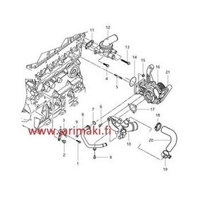 Vesipumpuntiiviste Jeep Cherokee 2.8 CRD 2005-2006