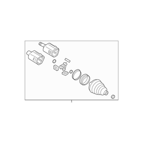 Vetoakselin sisänivel Cadillac 1998-1999