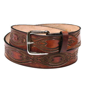 Nahkavyö - Ornate ovals