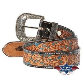 Vyö - kuvioitu turkoosi-ruskea