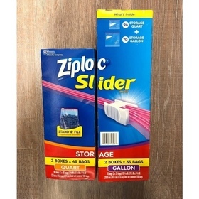 Ziploc Slider -säilytyspussi