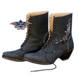 Stars & Stripes -bootsit naisten musta