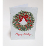 Kortti - Joulukranssi (pysty)