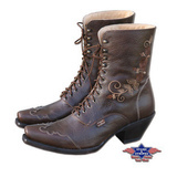 Stars & Stripes -bootsit naisten ruskea