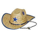 Lasten olkihattu - Sheriff sininen