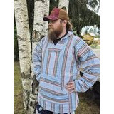  Baja-huppari Vaaleansininen-monivärinen **Koko 3XL**