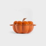   Emaloitu valurautainen kurpitsapata oranssi 1,7 l