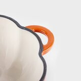   Emaloitu valurautainen kurpitsapata oranssi 1,7 l
