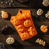   Halloween-silikonimuotti, 6 koloa