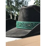 Hattupanta turkoosi bling