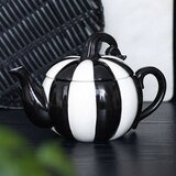   Keraaminen teepannu - Black & White Pumpkin
