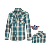 Ruutukauluspaita Stars & Stripes Jeff Blue