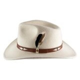  Stetson Western Woolfelt Valkoinen