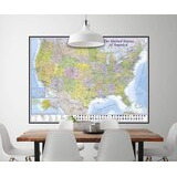  USA Kartta Juliste 100*140cm
