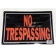 Peltikyltti No Trespassing