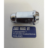 Alumiinivanne mutteri kromattu M14X1.5