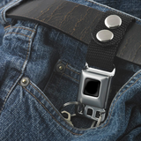 Avaimenperä Turvavyö, musta