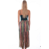 Aztec-kuvioinen hapsuhame