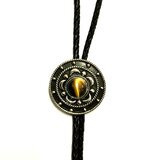 Bolo-kravatti Pyöreä Tiger Eye
