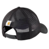 Carhartt Canvas Mesh-Back Logo Graphic Lippalakki Musta