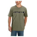 Carhartt Dearborn Relaxed Logo T-paita Dusty Olive