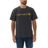 Carhartt Dearborn Relaxed Logo T-paita Tummanharmaa