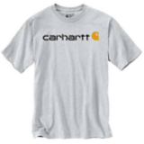 Carhartt Dearborn Relaxed Logo T-paita Vaalea Harmaa