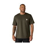 Carhartt Dearborn Relaxed Pocket T-paita Tummanvihreä