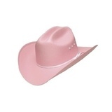 Cattleman Straw Hat Pink