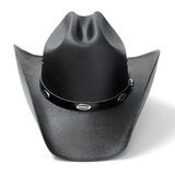 Cattleman Straw Hat (musta)