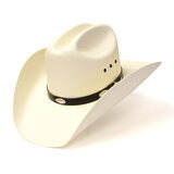 Cattleman Straw Hat (valkoinen)